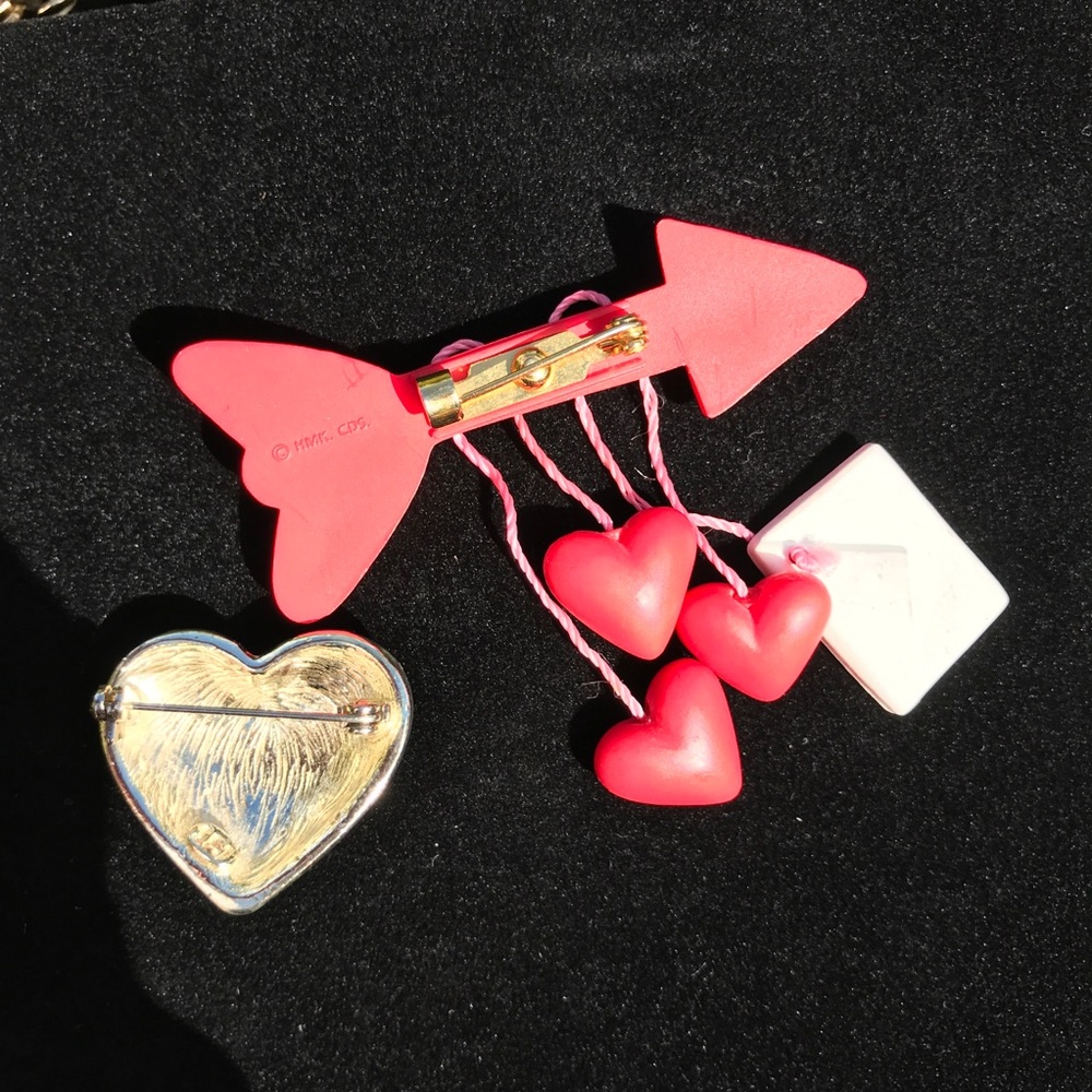 Valentine's Heart Pin Set. Bundle it! - Picture 3 of 4